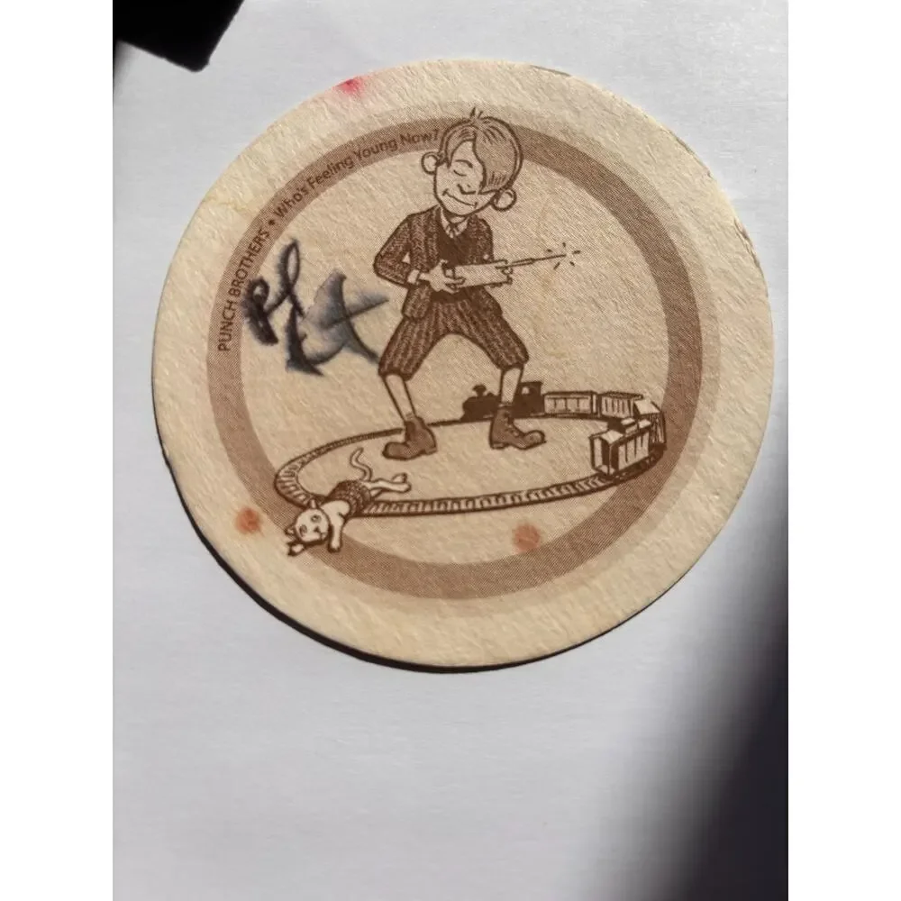 Punch Brothers Signed Coaster Set Matthew Diffee Feeling Young Now 4pc
